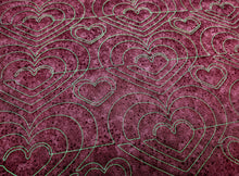 Load image into Gallery viewer, Spiral Heart, Digital quilting pattern, design, pantograph.
