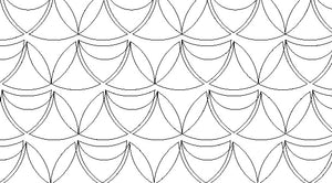 Wallpaper #3, Digital quilting pattern, design, pantograph,E2E